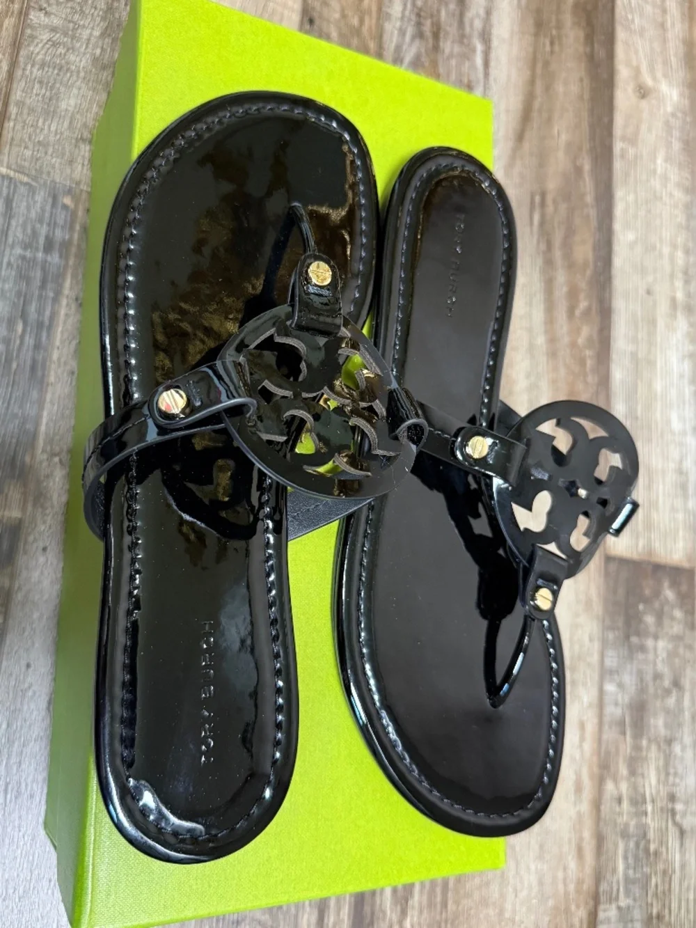 MILLER PATENT SANDAL